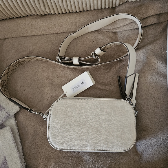 Tory Burch White Leather Crossbody Bag - Picture 2 of 7